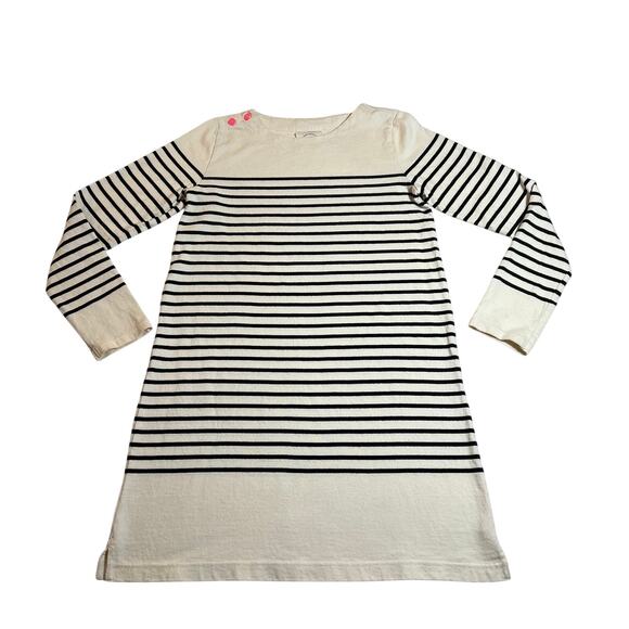 Anthropologie Allihop 3/4 Sleeve Stripe Knit Dress Size Small Coastal Sailor - Picture 1 of 11